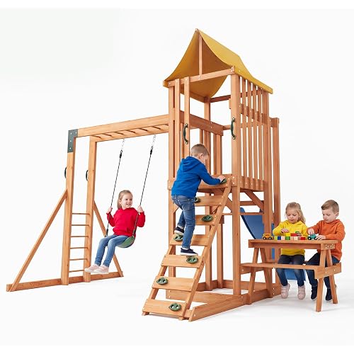 Wooden Swing Sets for Backyard - Outdoor Playset