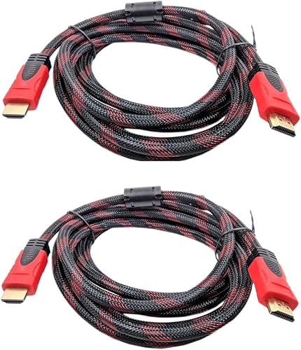 HDMI to HDMI Cable Braided 3m (Pack of 2)