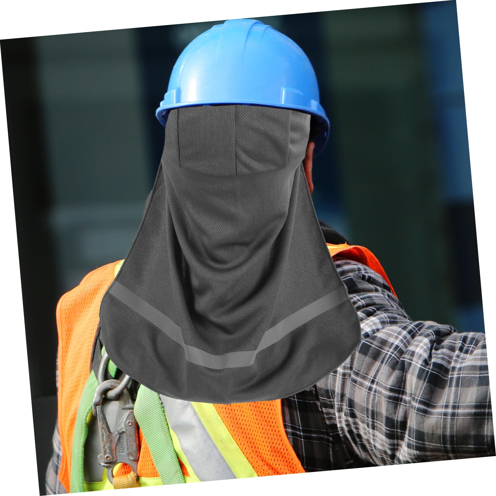 Veemoon Per Casco Di Con Striscia Riflettente Protezione Per Il Collo Attività All'Aperto Maniche Cuffia Per Uomo Nastro Per Cappello Protezione