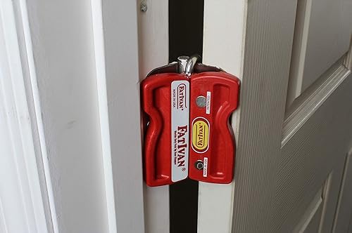 Vista 2 de Producto original de Fat Ivan - Cuña plegable para puerta con imán Rojo