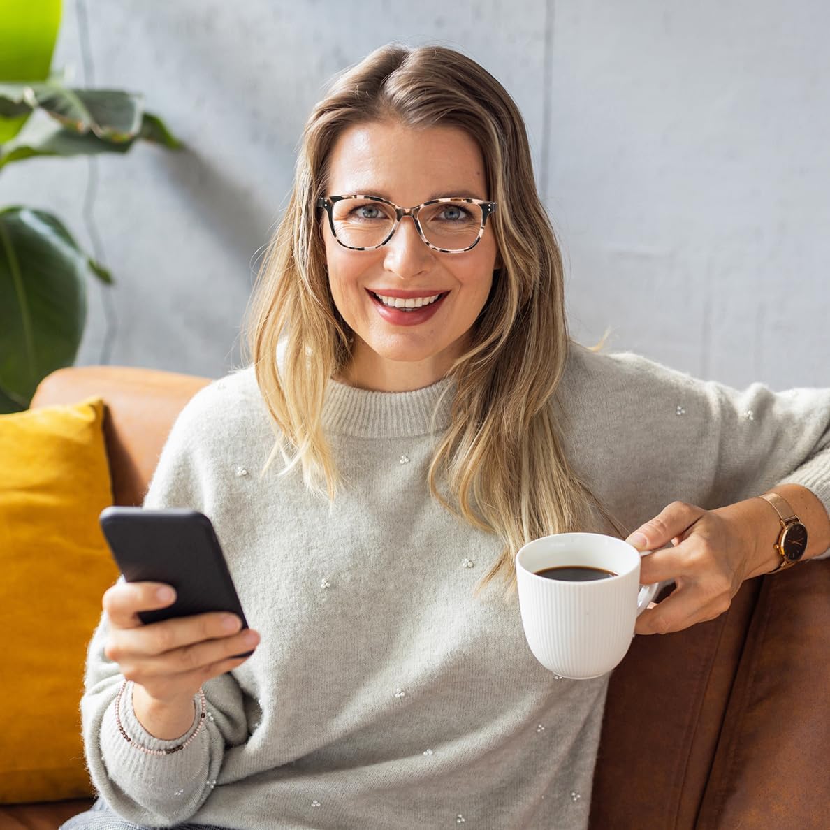 WARKAY Blue Light Blocking Reading Glasses for Women Acetate Frame Metal Spring Hinges Readers for Women