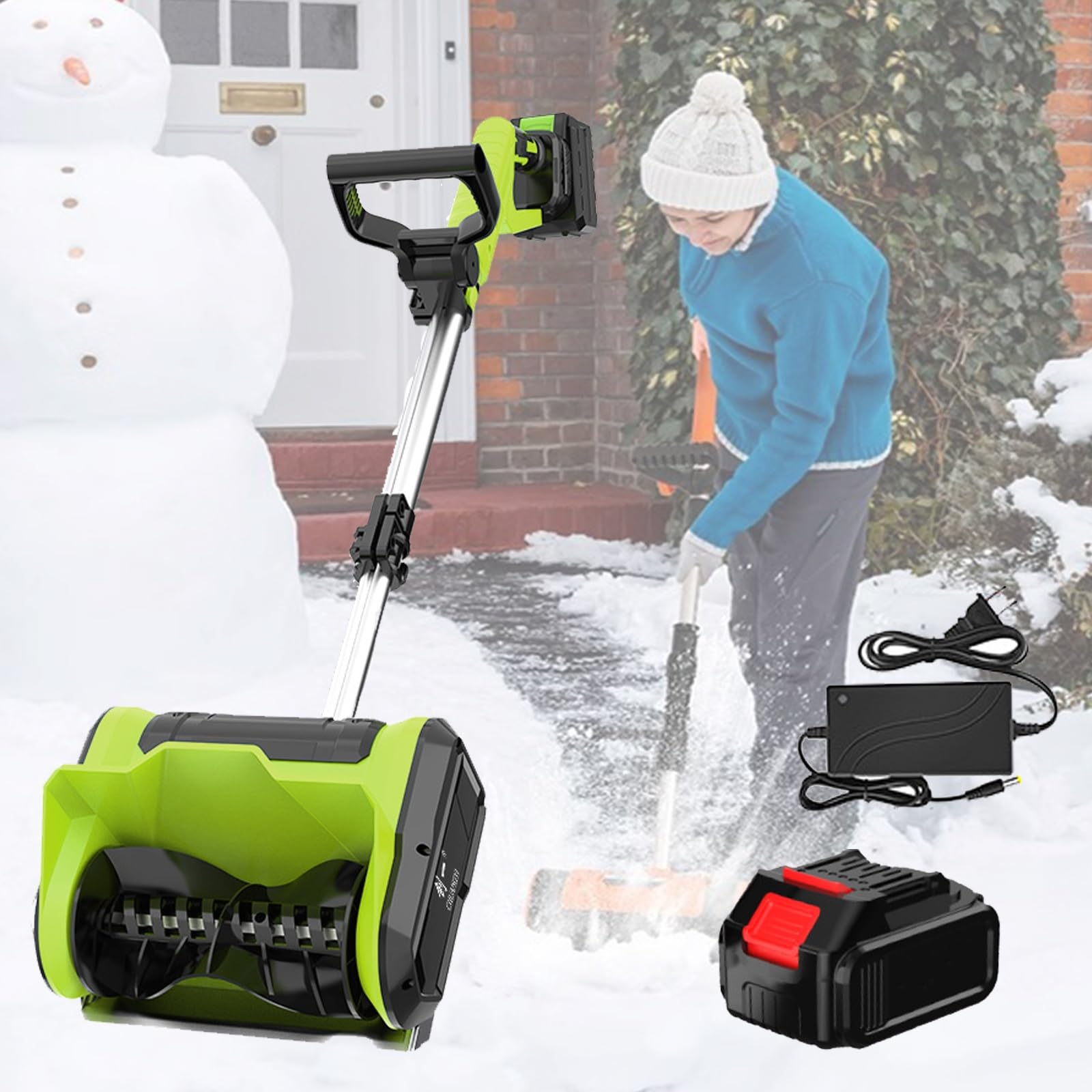 Amazon.co.jp: 【2025年新仕様 】新型 充電式 電動スコップ 21V