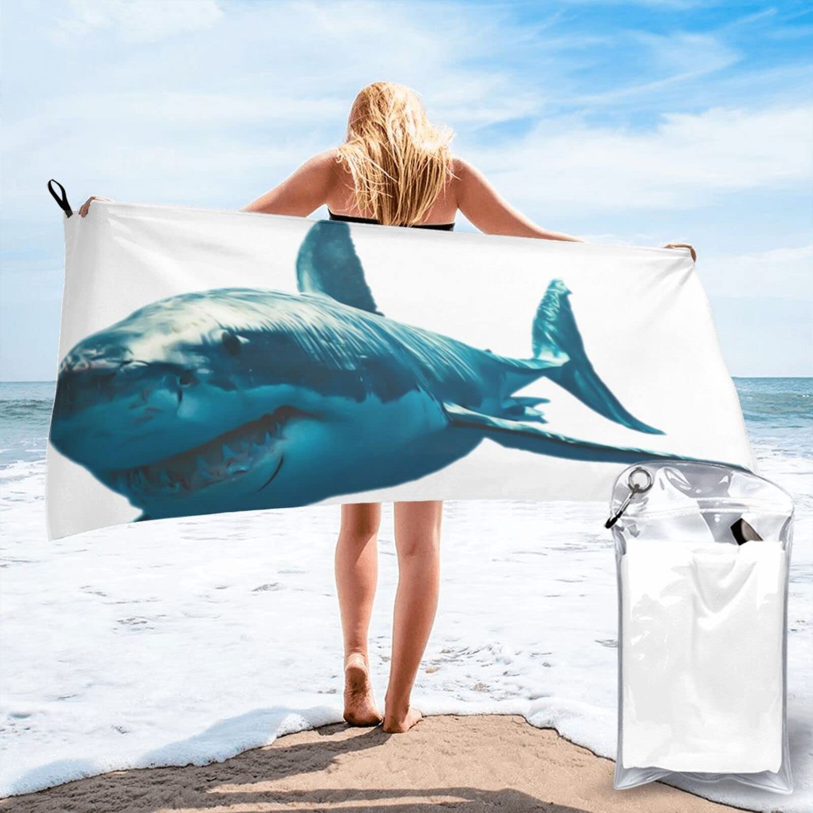 Serviette de plage en microfibre idéale pour le camping la gym et natation