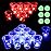 Six Senses Media The Dark Beer Pong Set,Beer Pong Party Cup Set, LED Beer Pong Cups and Glow-in-The-Dark Balls,22 Set