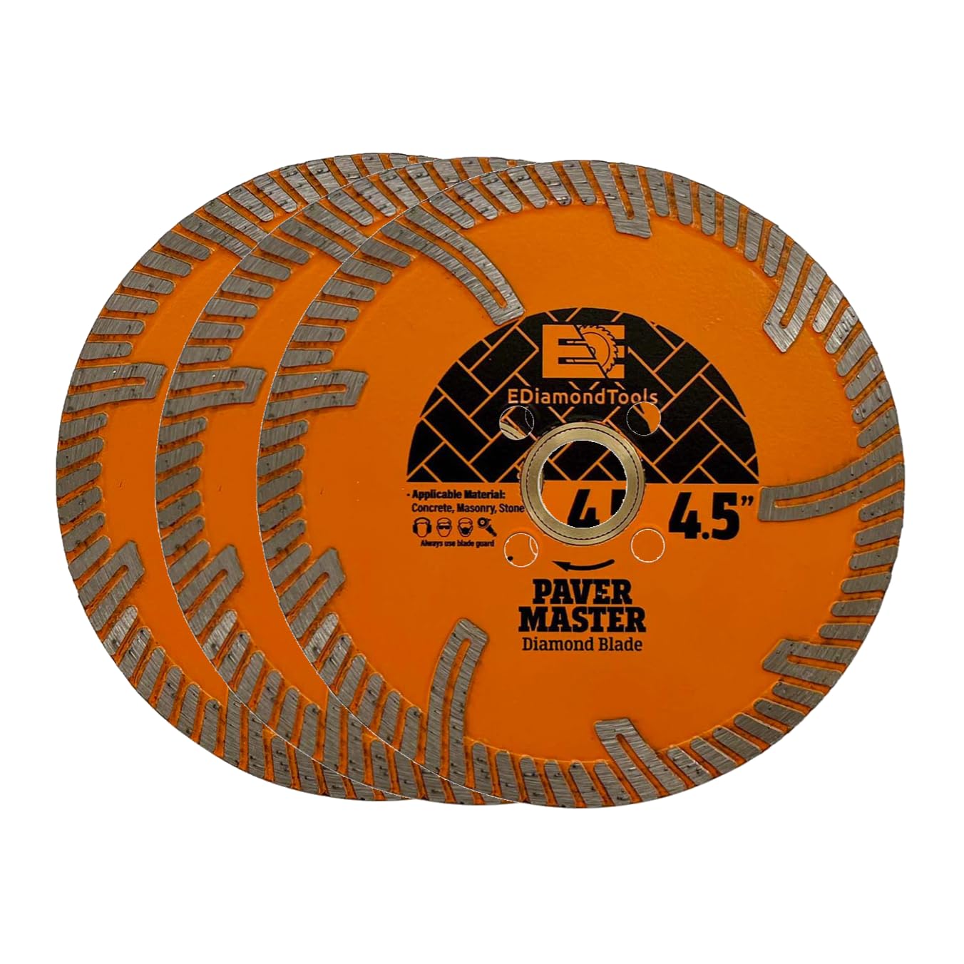 9" Paver Master Diamond Blades for Concrete Pavers, Roofing Tile, and Granite, 8mm Segment Height, Dry or Wet, 7/8"-5/8" Arbor