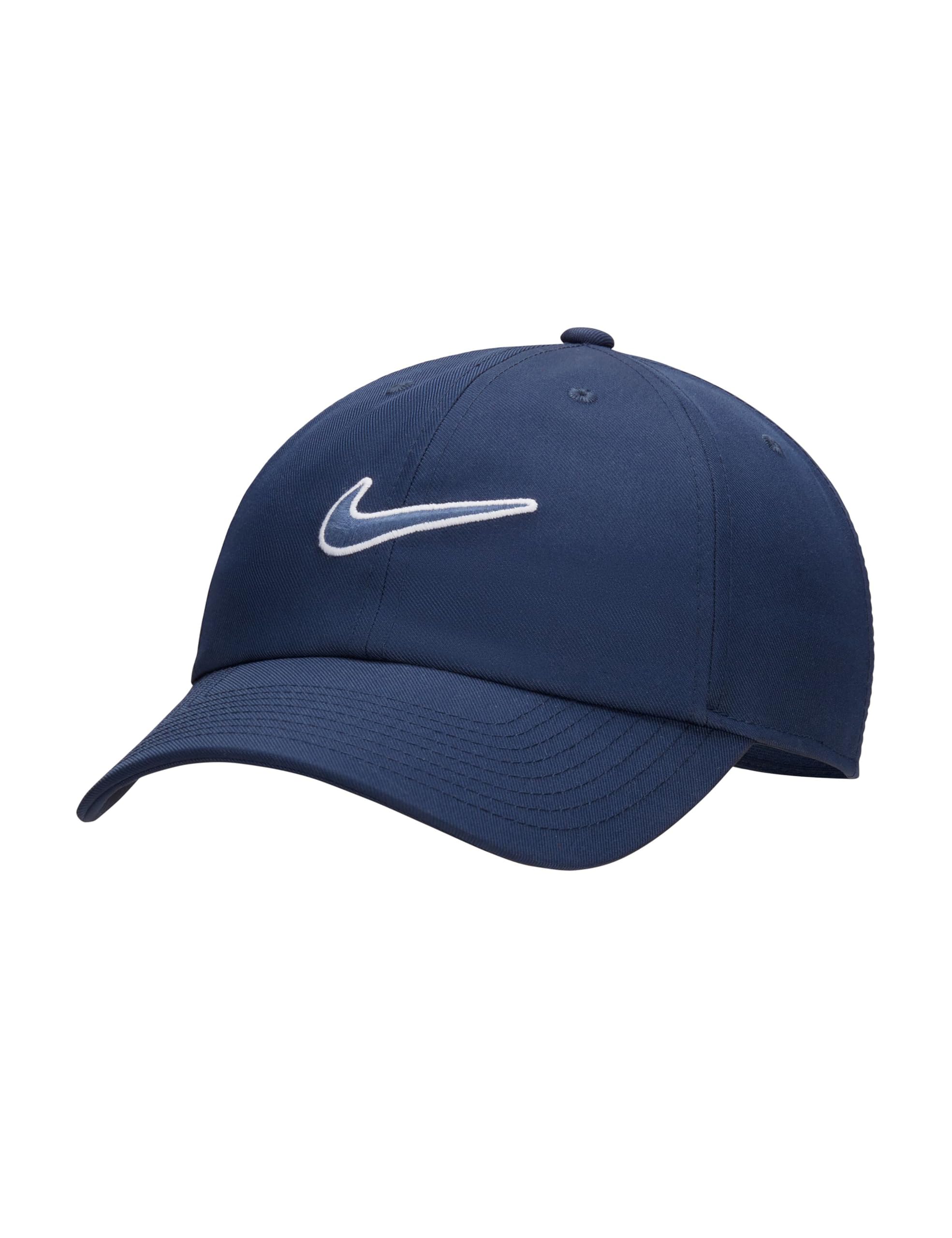 NIKE FB5369-410 U NK Club Cap U CB SWSH L Hat Unisex Adult Midnight Navy/Midnight Navy Size M/L