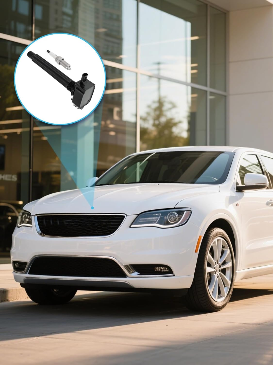 Set Of 4 UF751 Ignition Coil Pack & Iridium Spark Plugs (2.4L Only) 2013-2020 For Jeep Cherokee Compass Renegade,For Chrysler 200,For Dodge Dart,For Fiat 500X,Replace # U5364 68242286AB UF754