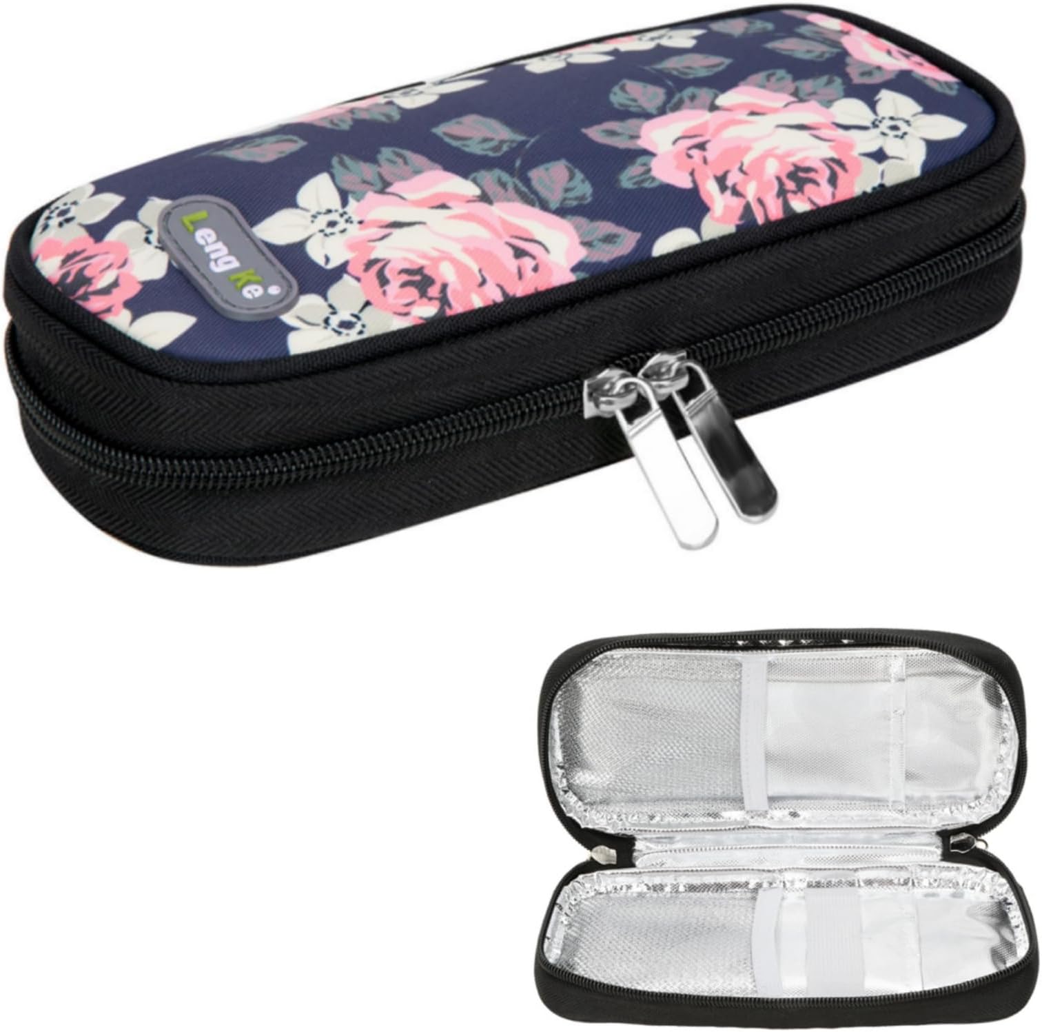 Insulin Travel Case (Black, Red)