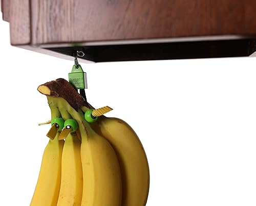 Original Hanger-Under Cabinet Banana Hook & Holder-Made in USA-Green-Screw Anchor