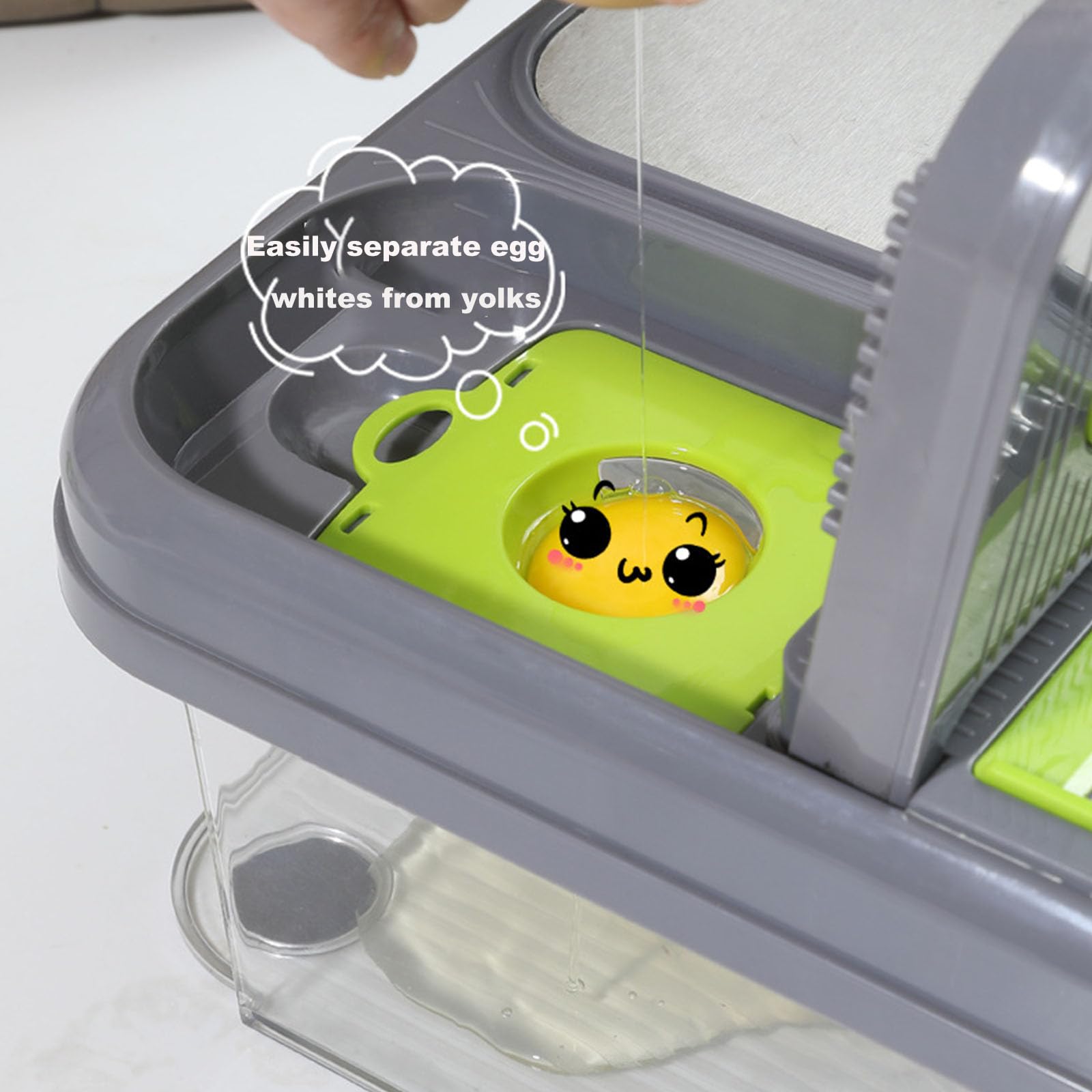 Robot de Légumes 15 en 1 Robot Alimentaire avec Récipient Mandoline Trancheuse Outil de Dégivrage Râpe Outil de Cuisine Manuel en Acier Inoxydable pour Fruits et Légumes