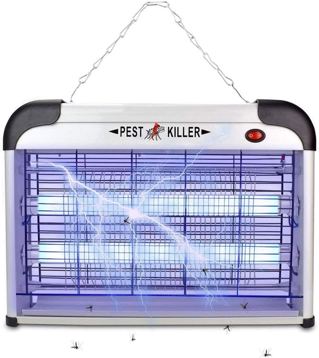Mosquito Killer, Fly and Insect Killer 20W UV light Attract to Zap Flying Insects Playing Excellent Role as Bug Zapper, Fly Zapper, Fly Killer, Fly Swatter, Wasp Killer