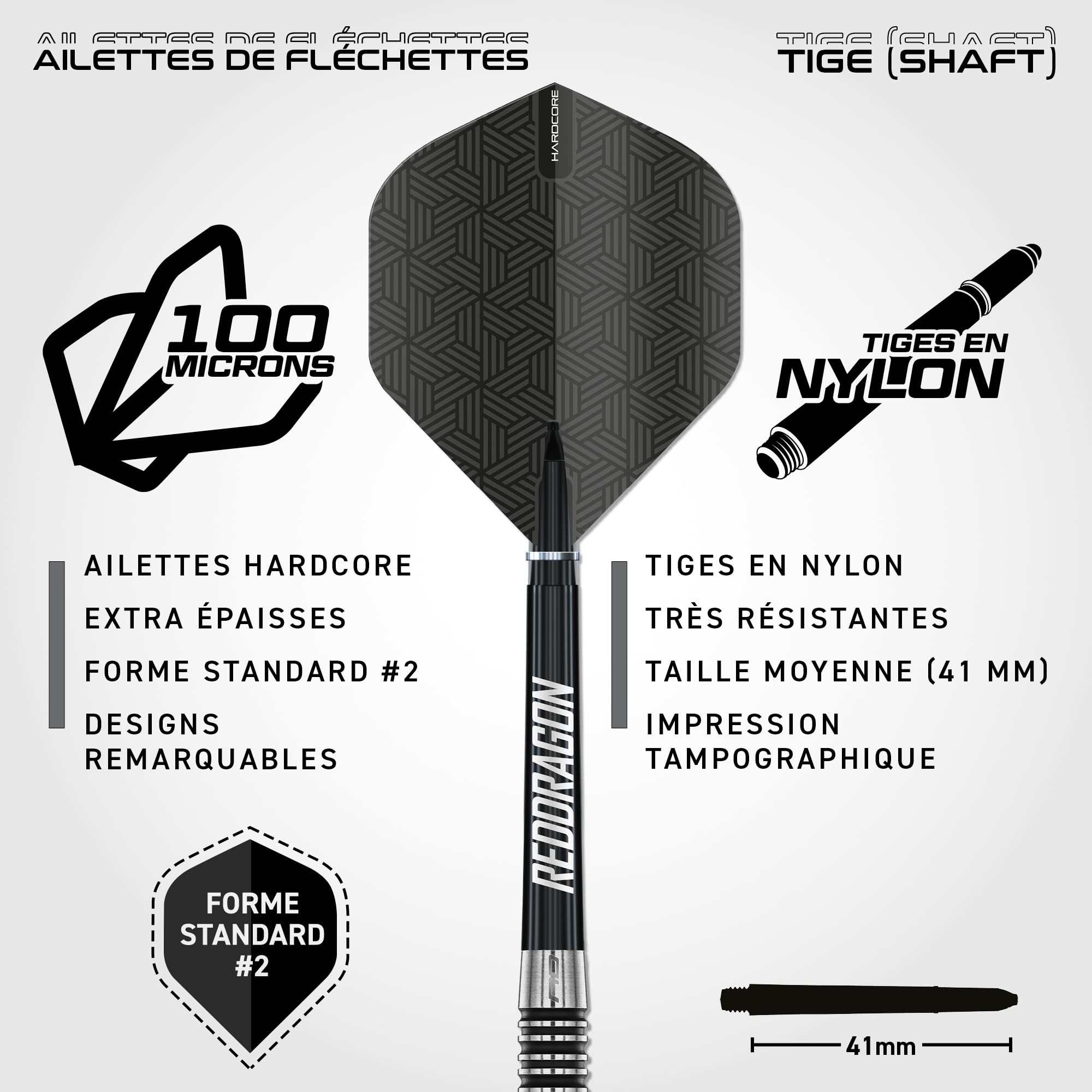 RED DRAGON Pegasus Switch Point – Fléchettes 90% Tungstène 23g, Pointes Interchangeables, Avec étui Et Outil Switch Point