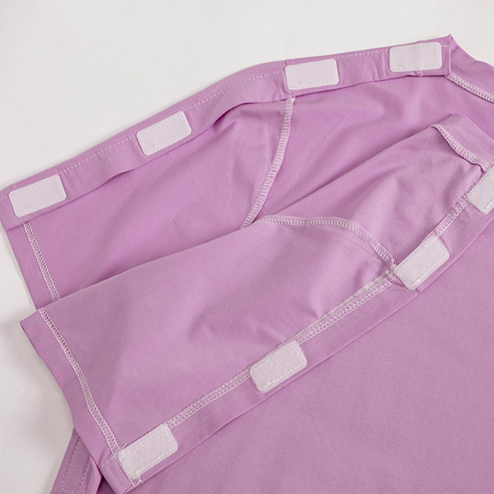 Bedridden Abbigliamento per Pazienti Abiti da Infermiere per Pazienti Facile da Indossare E Togliere L'abito Ospedaliero in Cotone A Maniche Corte,Men Grey c,XXL