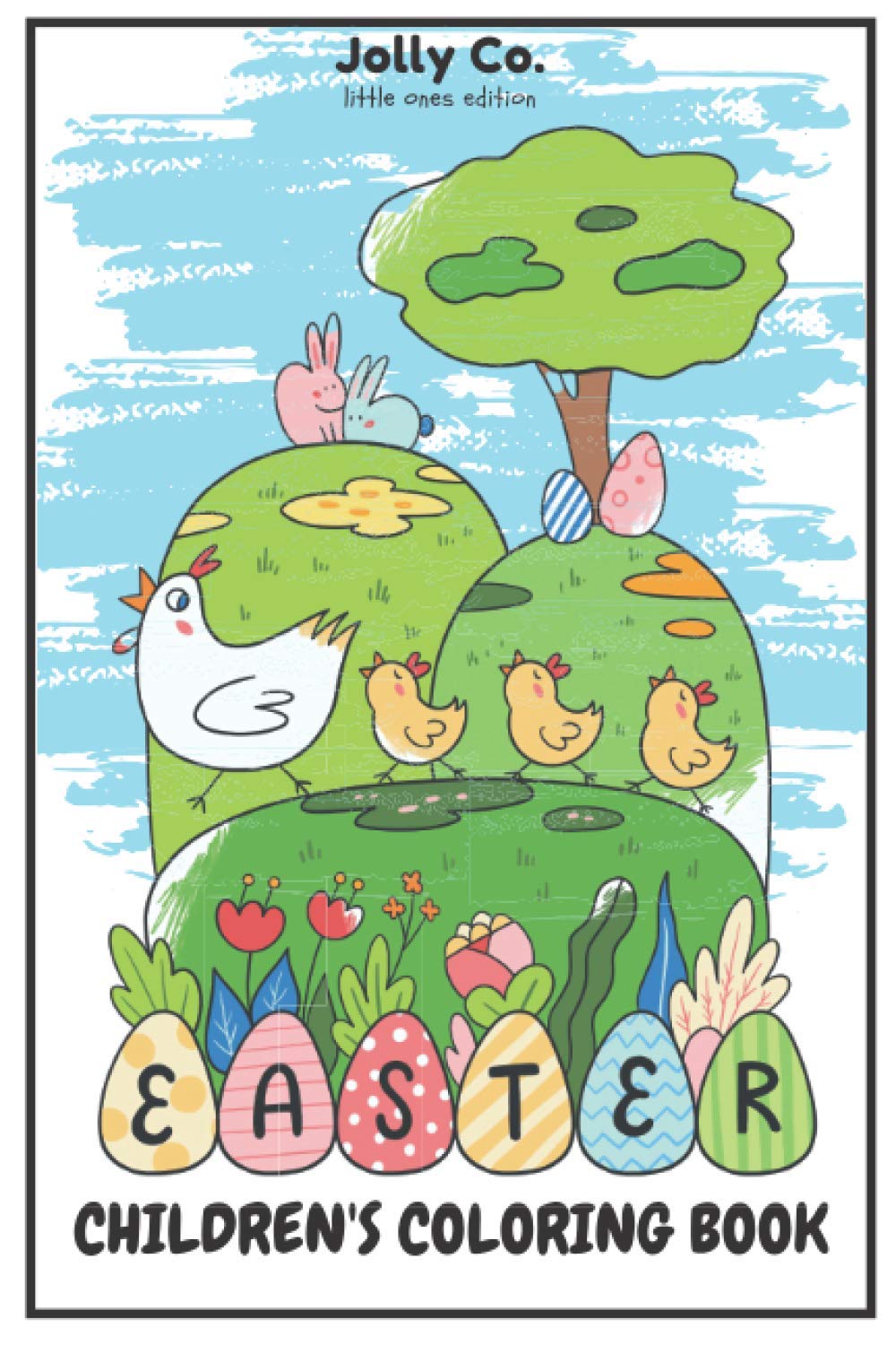 Easter Children's Coloring Book: For kids aged 3-7