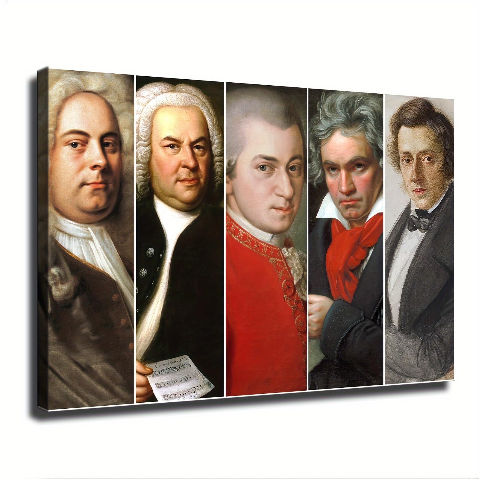 Amazon.com: Famous Composers Poster Bach Handel Mozart Beethoven