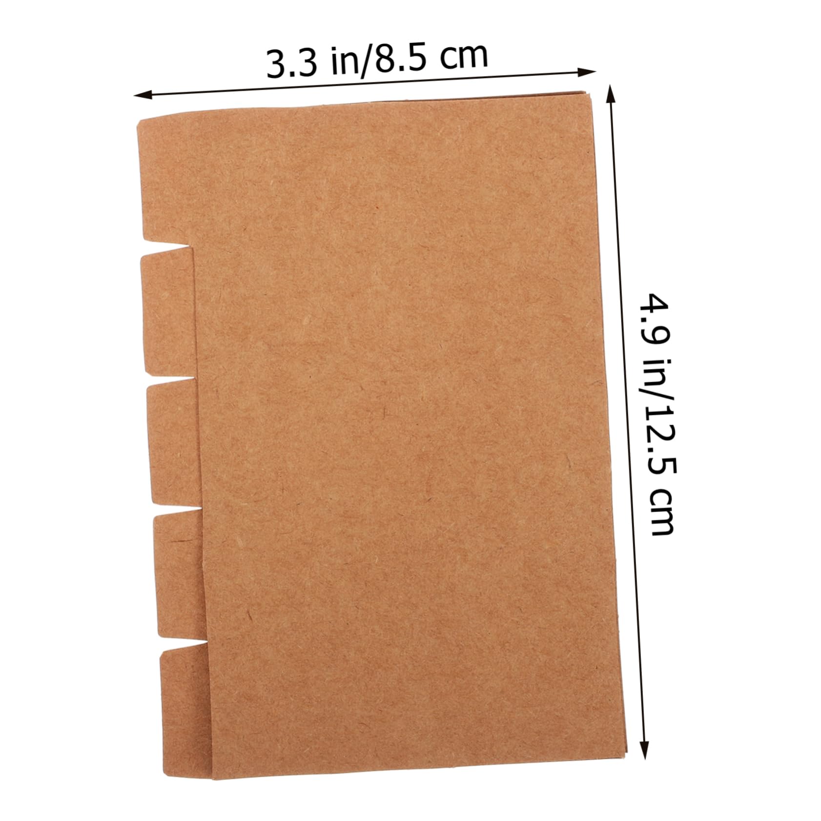 ARTIBETTER 100 Set Divisori per Raccoglitori Carta Divisori Portatili Materiale Robusto per Ufficio e Scuola per Documenti e Presentazioni