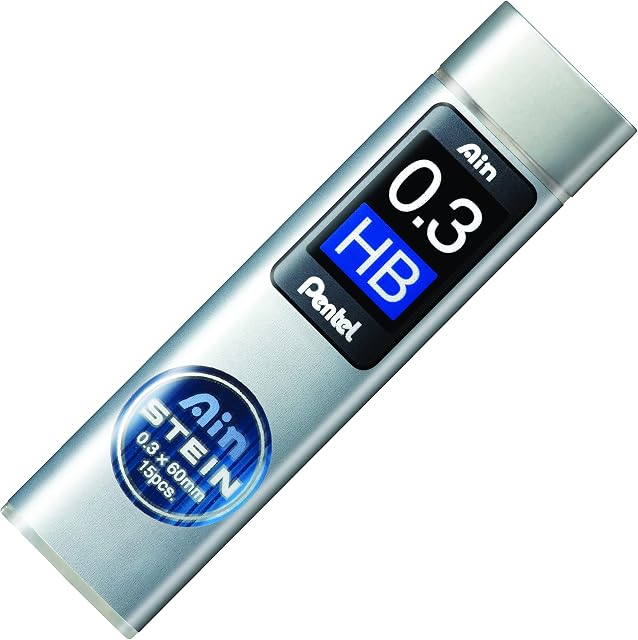 Pentel 0,3 mm HB Ain Stein wkład wkład (12 szt.)