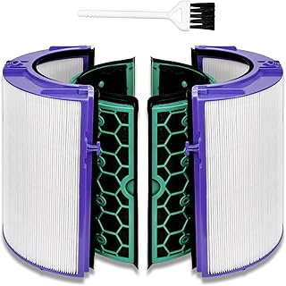 Filter Replacement for Dy.son Air Puri-fier Hot and Cool HP04 TP04 DP04 TP05 DP05 Sealed HEPA & Activated Carbon Filter Fit For Dy.son Air Filter, Air Puri-fier Filter Replacements