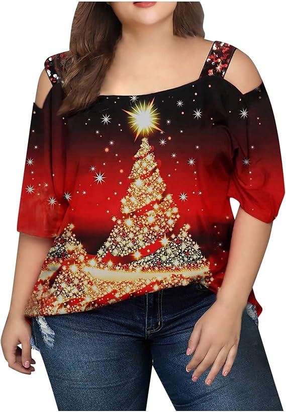 T-Shirt Tops Blouse Tunic Plus Size 