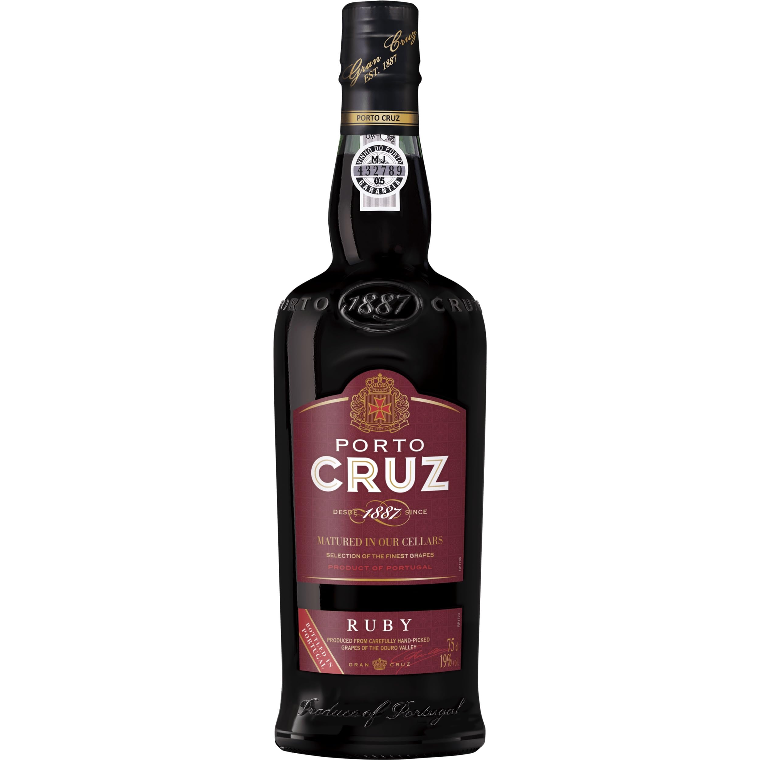 Porto Cruz Ruby Port Likör Rot Süss Portugal inkl. FeinWert E-Book (1 x 0.75 l)