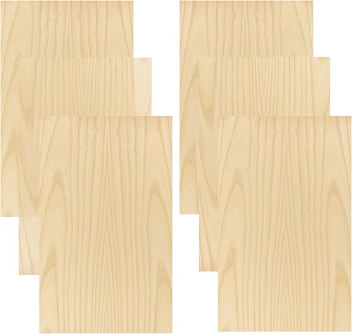 Ash 6 hojas  0.118 in 18 pulgadas, 12 x 19 pulgadas, premium de dos caras con núcleo de MDF, listo para Glowforge, sin terminar