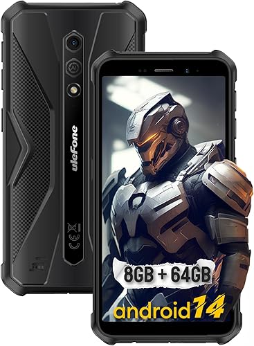 Miniatura 10 de Ulefone 4G Rugged Phones Armor X12 Pro (2023), IP68IP69K, Android 13 8GB + 64GB, 13MP + 8MP, pantalla HD de 5.45 pulgadas, batería grande de 4860