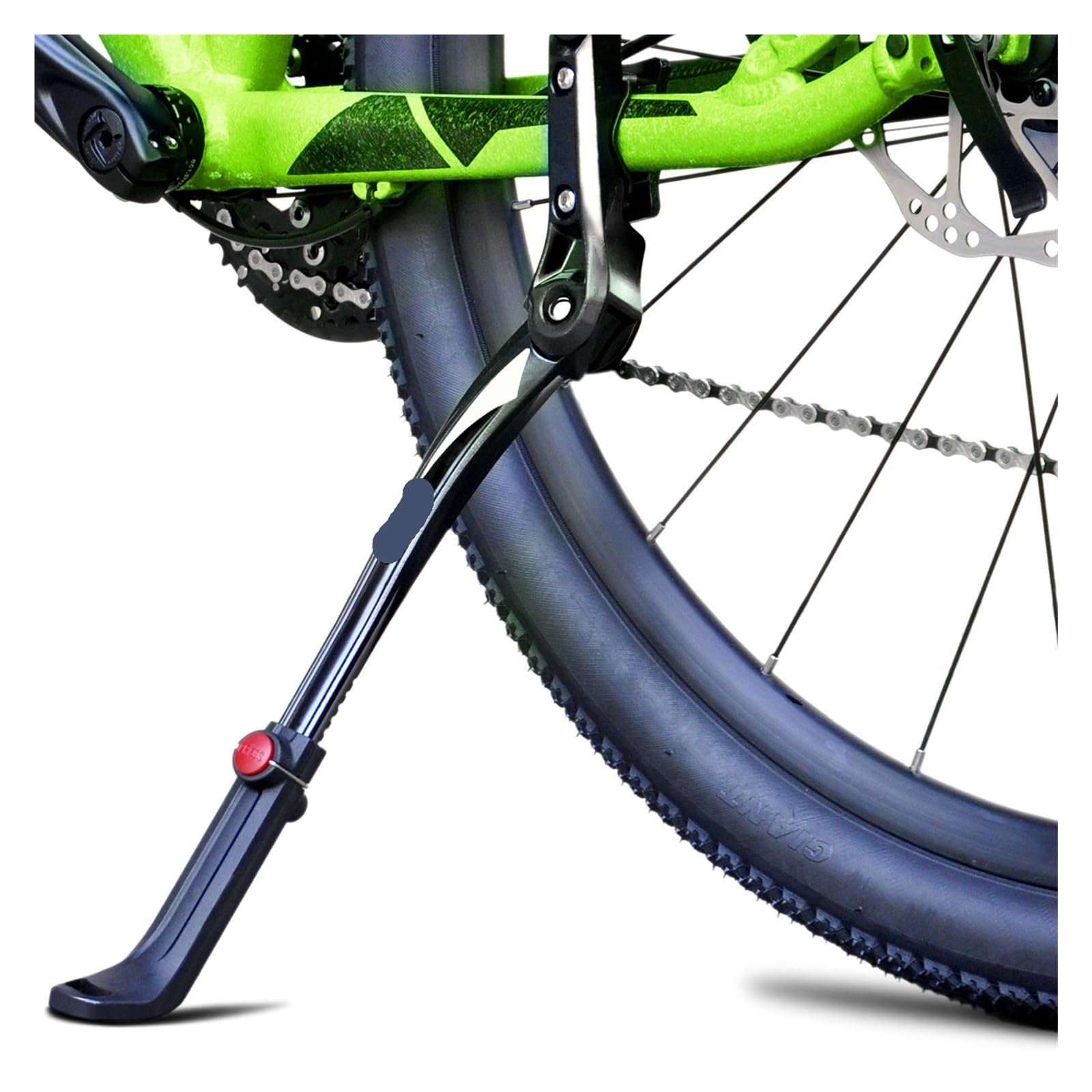 Fahrrad-Seitenständer, Verstellbarer Stützständer aus Aluminiumlegierung