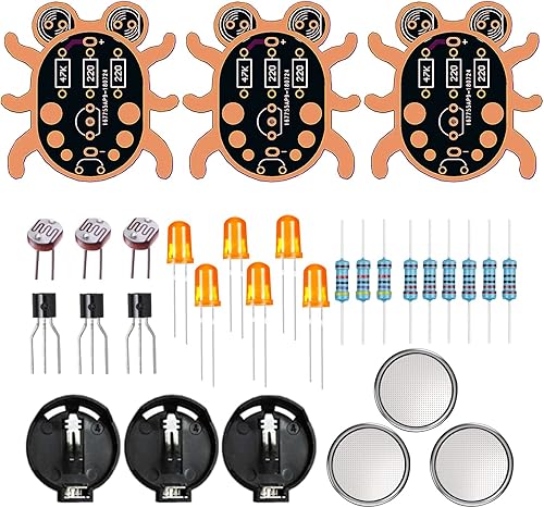 Vista 3 de Aprende a kits de soldadura: ojos de gorgojo (negro 3)
