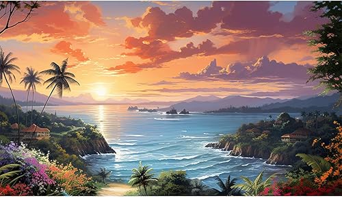 Miniatura 1 de Kits de pintura de diamante 5D para adultos, kits de arte de diamantes de vaca de ensueño azul, kits de arte para principiantes, kits de