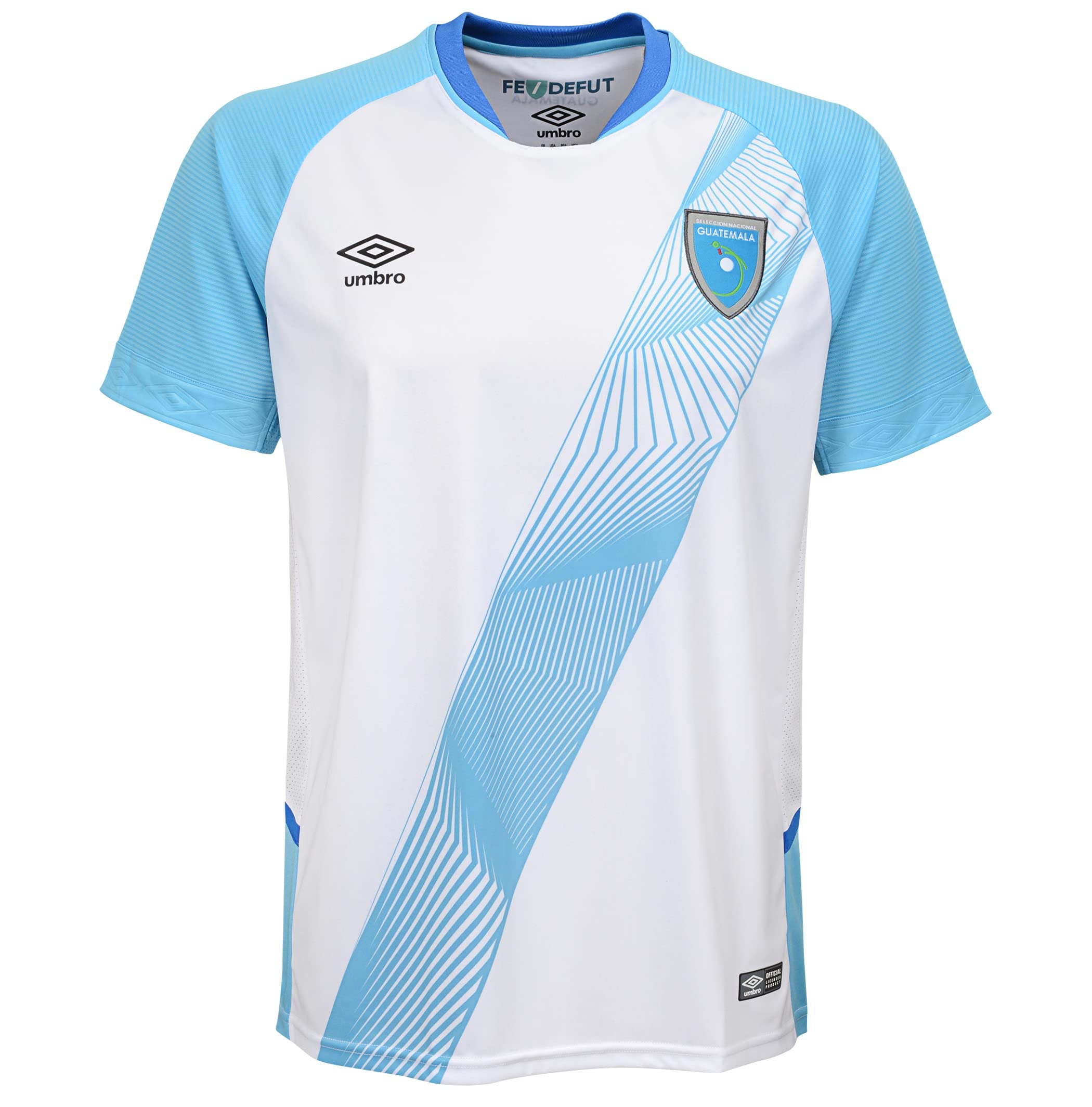 Umbro Men's Guatemala National Team 2019 Home Replica Jersey, White X-Large