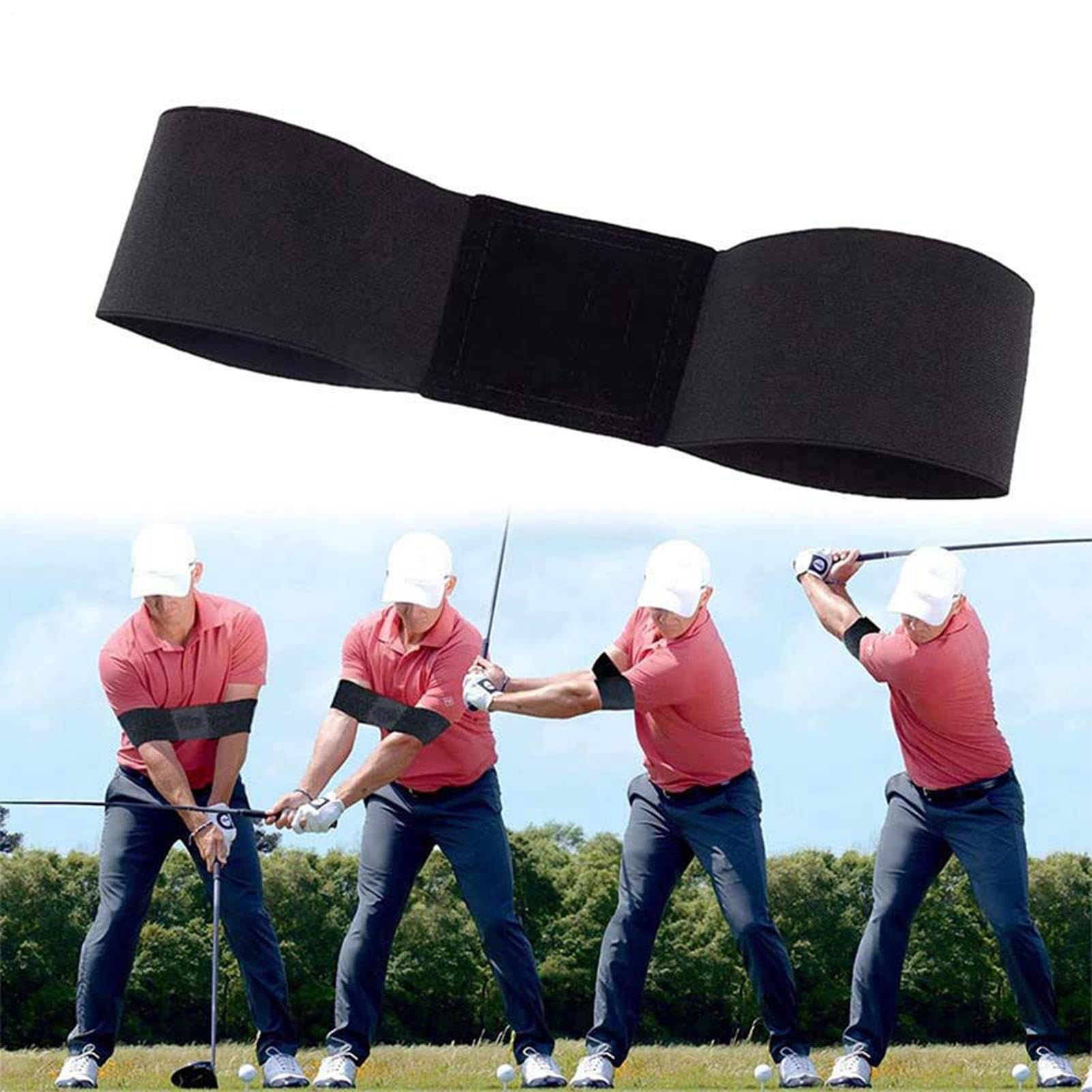 Murman 2 Pezzi Golf Swing Trainer Aiuto, Cintura Di Correzione Postura Braccio per Principianti