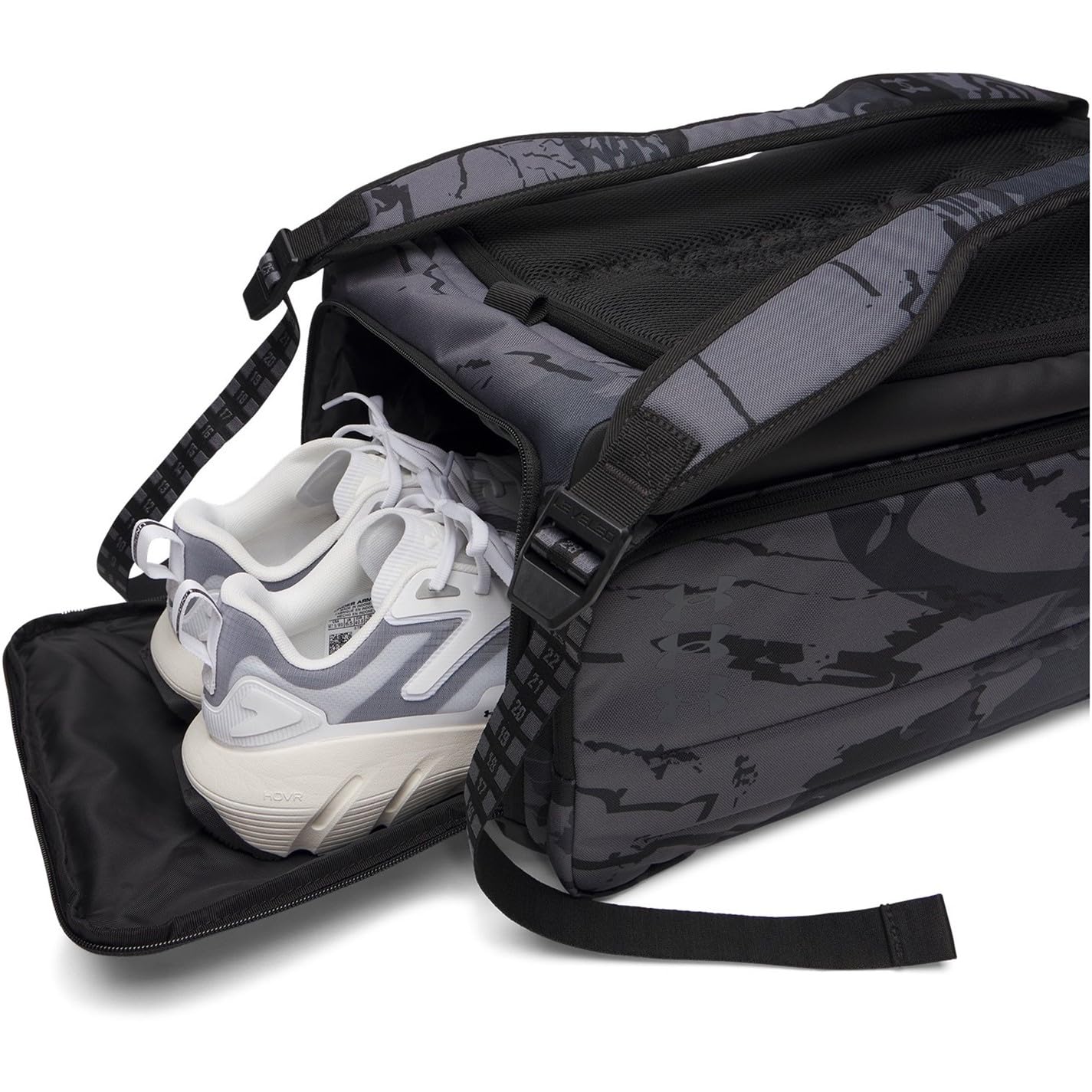 Under Armour Unisex Contain Duo Duff MD, Czarny/C Rock, rozmiar uniwersalny