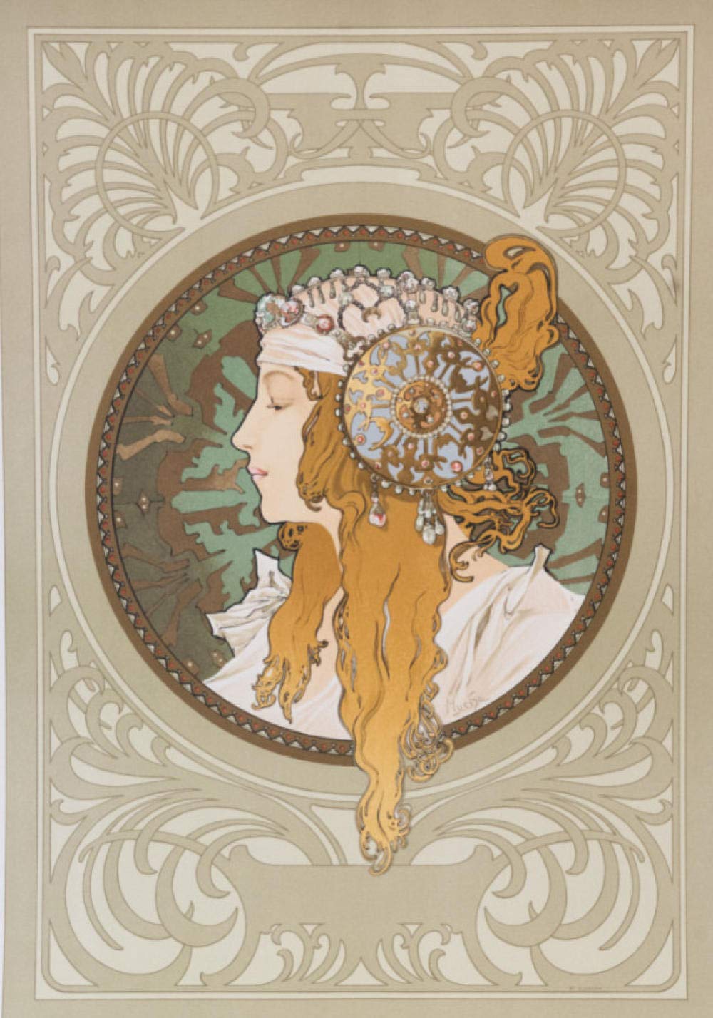 Amazon | 油絵デジタルキット絵画 Alphonse Maria Mucha アルフォンス 