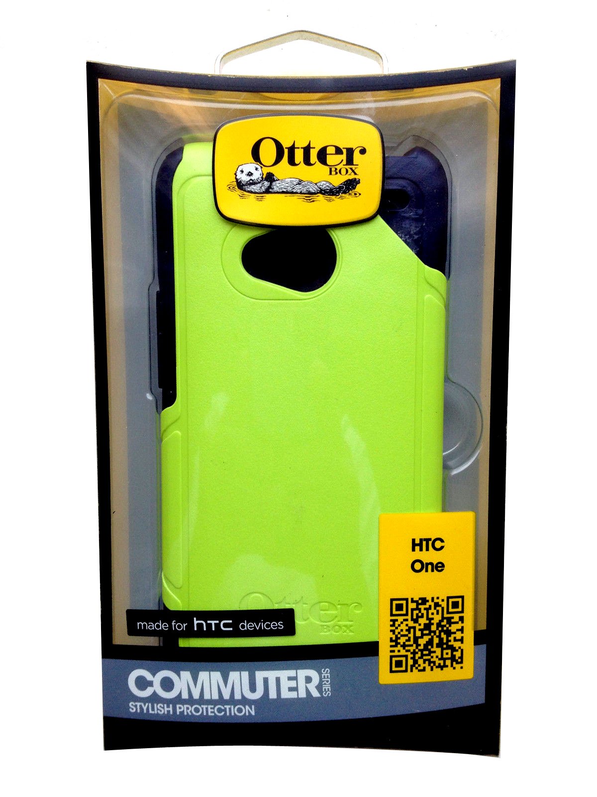 COMMUTER SERIES Hybrid Case for HTC One - 1 Pack - Retail Packaging - Punked