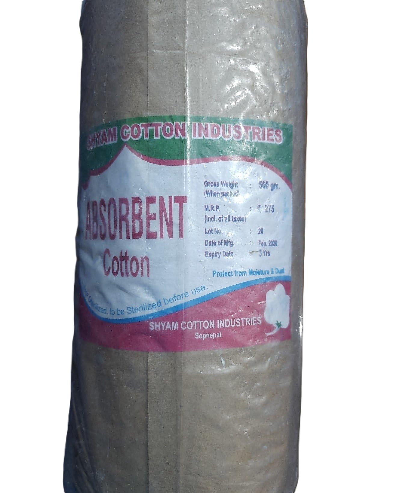 Diagnoware Absorbent Pure Cotton Roll 500g – Soft Cotton for Baby Care | Cosmetic & Skincare Use | Wound Cleaning, Art & Crafts and Medical Applications-picture-10