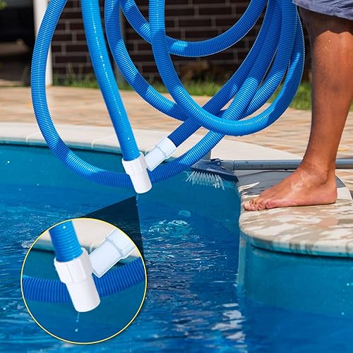 Miniatura 7 de Manguera de vacío de piscina de 1-12 pulgadas, manguito de repuesto para piscina, manguito de vacío, manguito roscado, herramientas de limpieza de