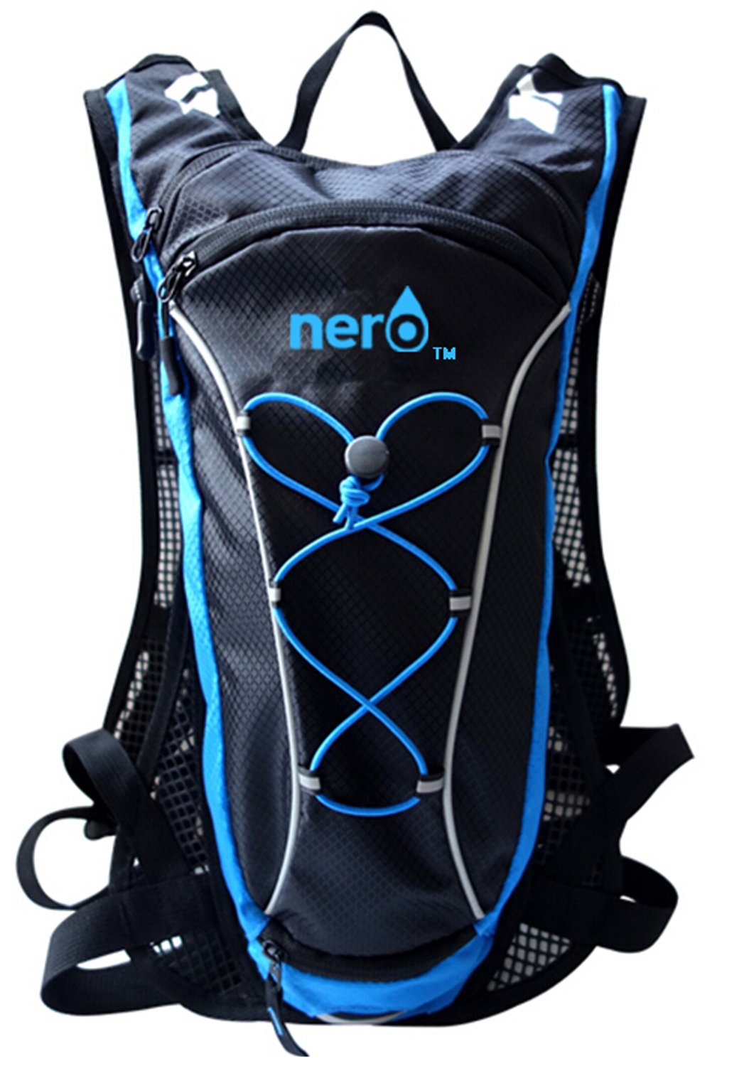 Nero Trinkrucksack Ariel 2L Hydration Pack Trinkrucksack, Black/Blue, Uni, NE21079