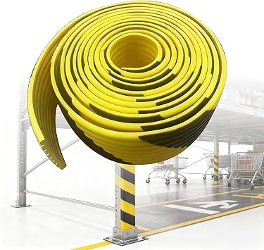 Wall Corner Protector, Edge Guard, Thickened Safety Guards Proof Bumper Guard, 197in/500cm Yellow Black, for Ceiling Countertop Stair Corner