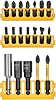 DEWALT BYTC Flex Torq Set #2 Phillips/#8 Slotted Set Shank Screwdriver Bit Set Screwdriver (21-Piece) (DWABYTFT-21)