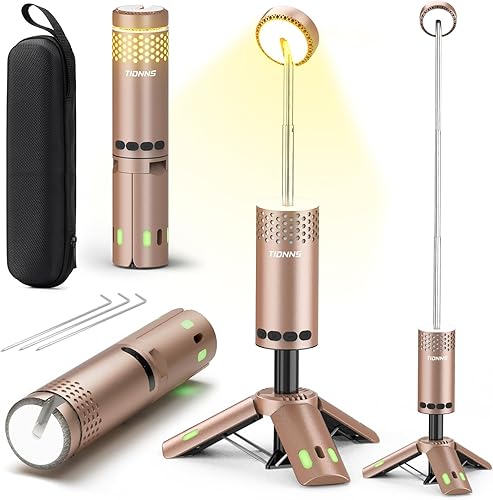 Miniatura 9 de Luces de Camping Recargables, Linterna de Camping Desmontable con Soporte, Lámpara de Campamento Telescópica Impermeable, Luz de Trabajo Magnética