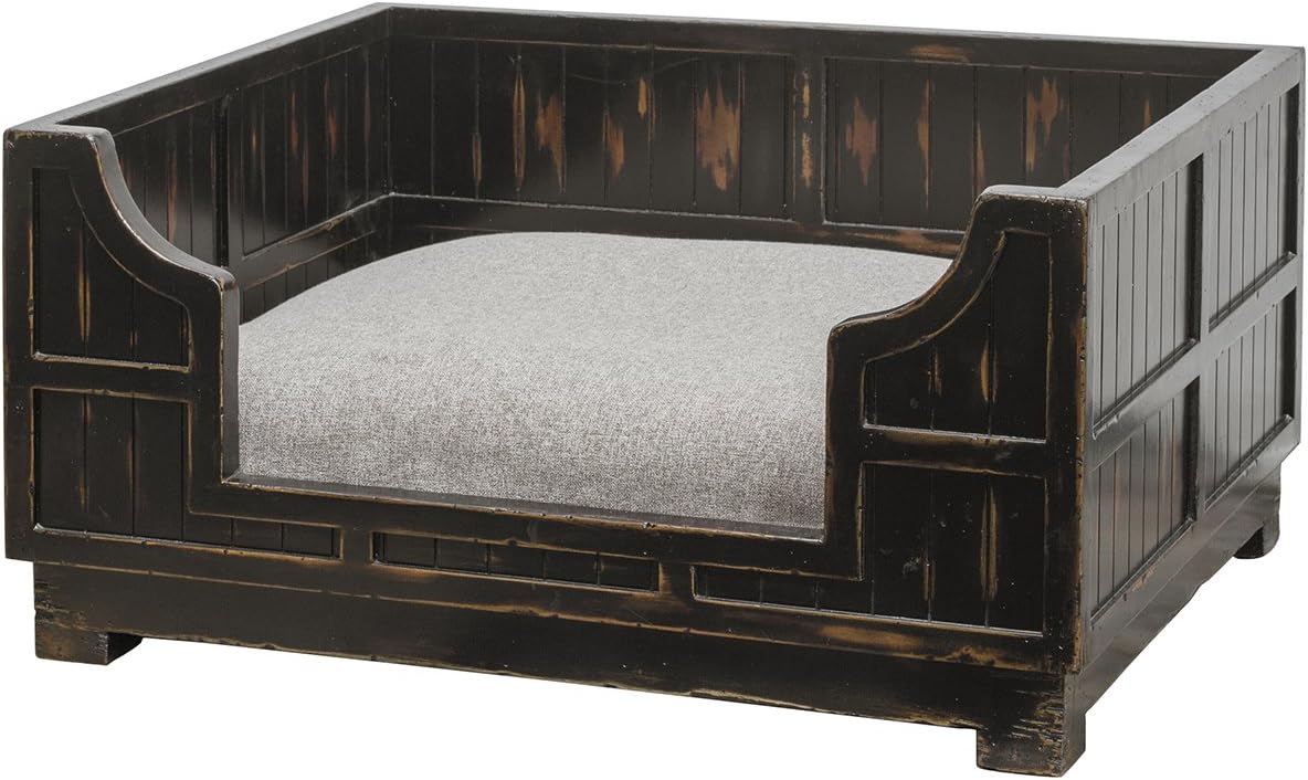 Uttermost 23624 Dezi Wooden Crate Pet Bed Pet Supplies