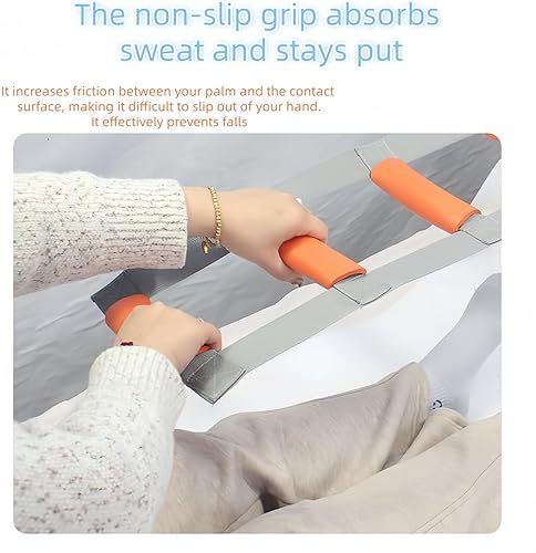 Miniatura 3 de Asistencia de escalera de cama con agarres de mango suave, dispositivo de asistencia con correa de asa, elevador de longitud ajustable, asistente