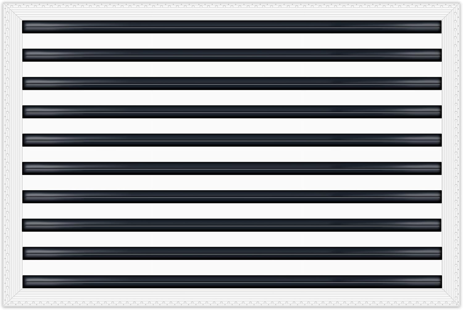 BUILDMART - 20x20 MUD-in Air Vent Cover - Drywall MUD in White Air Vent - MUD Linear Slot Diffuser - Register Grille for Ceiling and Walls - Texas Buildmart