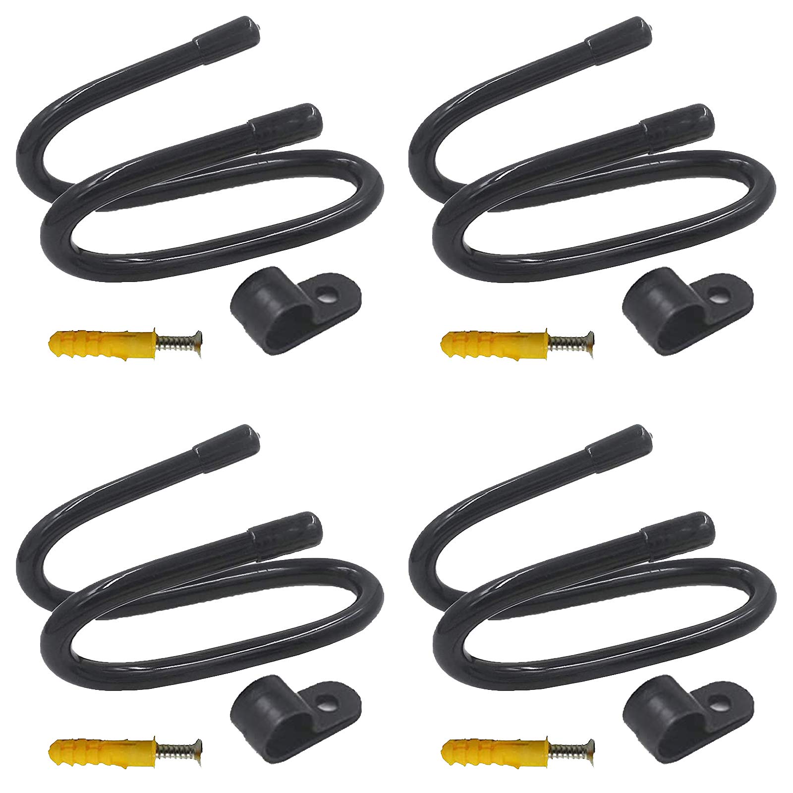 Strong Adjustable Cowboy Hat Rack Hat Holder Hat Organizer Hat Wall Mount - 4/PK No Hat