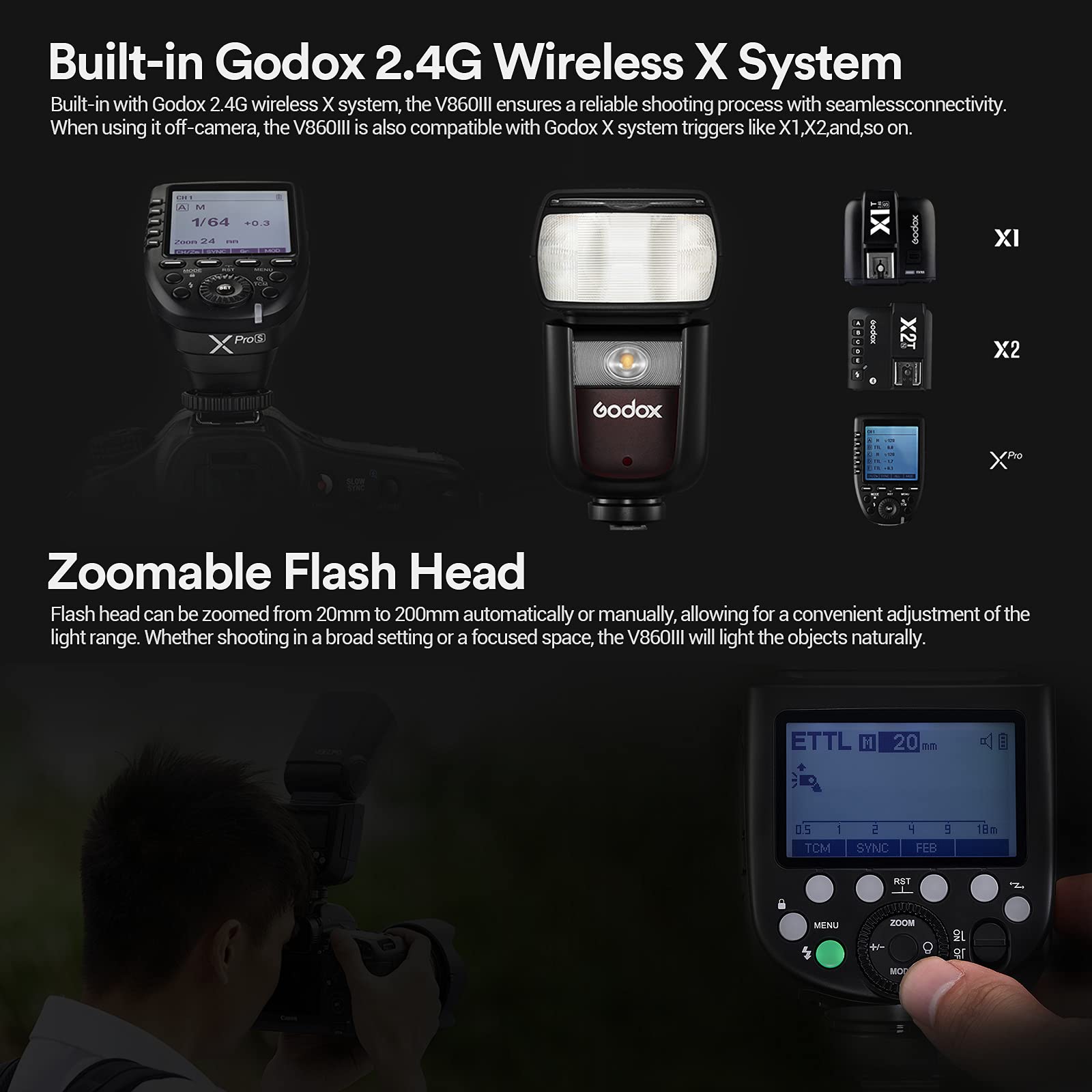 Amazon | 【Godox正規代理】Godox V860III-N カメラフラッシュ TTL 2.4