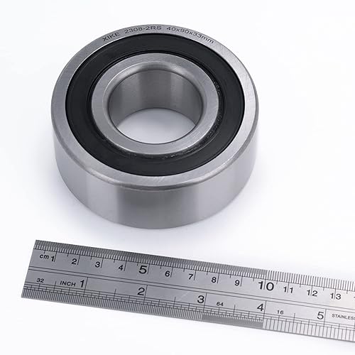 Miniatura 66 de XIKE 1 Pcs 2204-2RS Sealed Self-Aligning Ball Bearings 20x47x18mm, Lubricated and Chrome Steel Fits