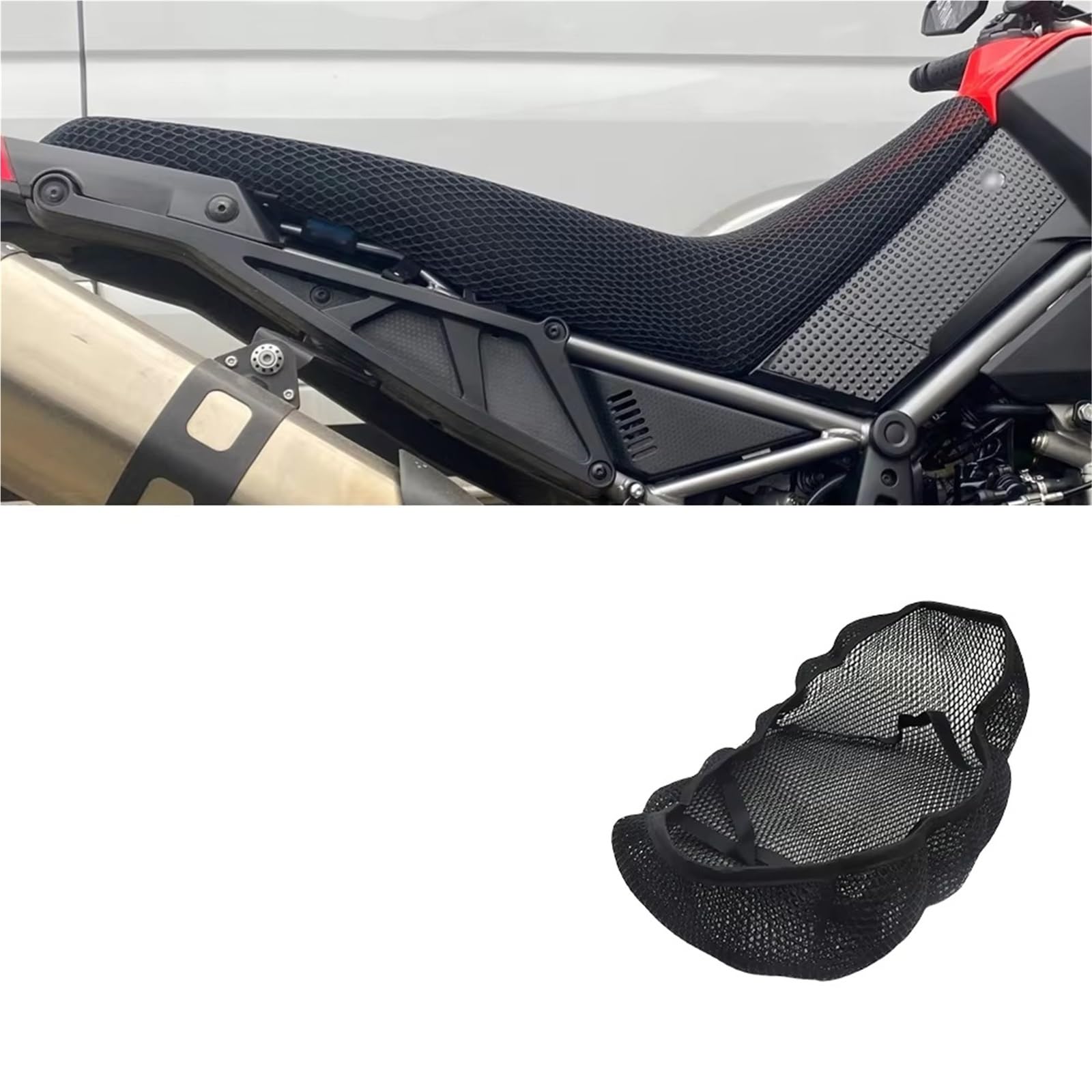 Moto Copri Sedili Per Aprilia Per Tuareg 660 Per Tuareg660 2021 2022 2023 Copertura di Sede Del Motociclo Traspirante Protezione Isolante Cuscino