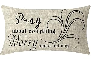 NIDITW Prayer Pillow with Inspirational Words