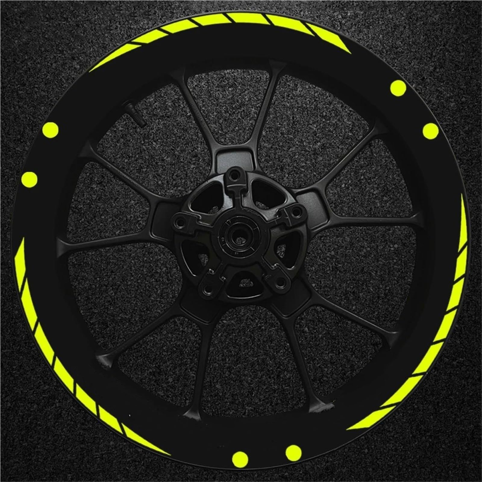 17-inch Reflective Motorcycle Wheel Decals Accessories for CBR650R CBR 250RR 600RR 1000RR(Style 4)