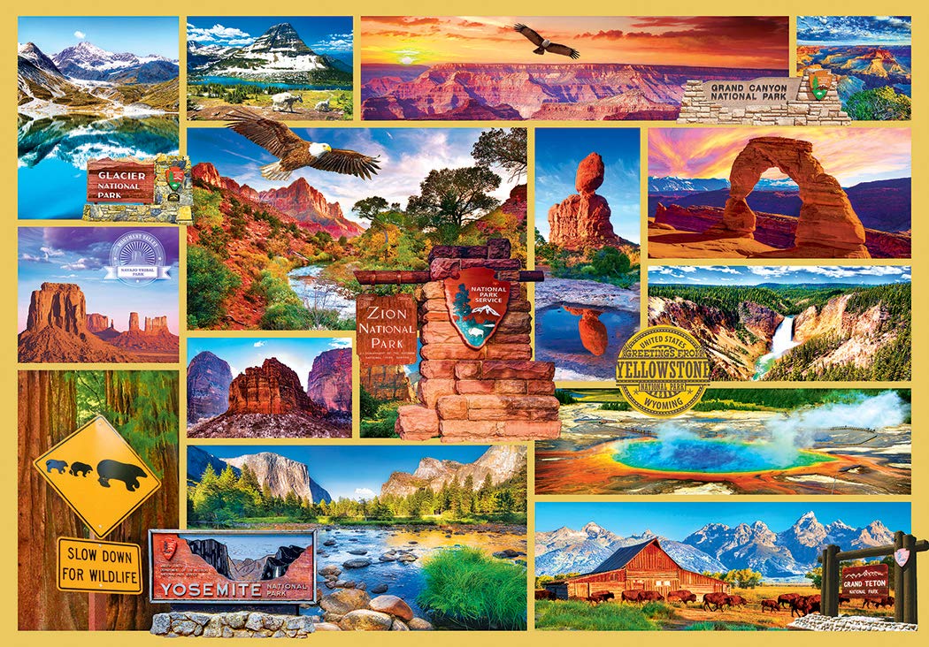KODAK PREMIUM PUZZLESRoseArt - - US National Parks - 1500 Piece Jigsaw for Adults